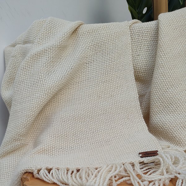 Mantas tejidas en telar artesanales Cuyumhue